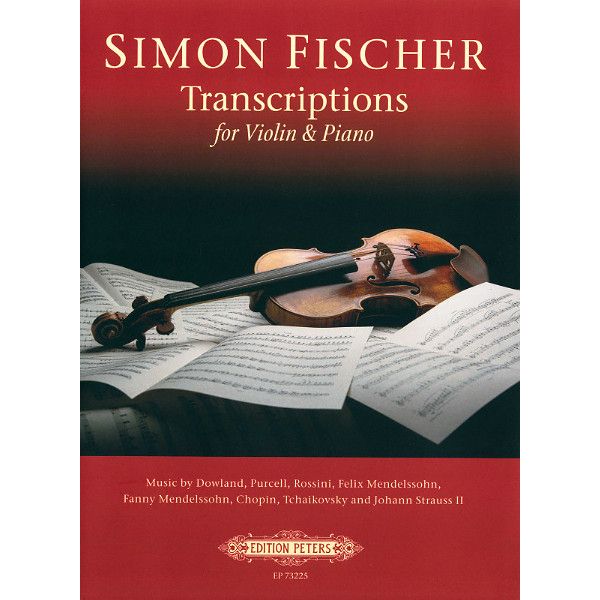 Edition Peters Transcriptions Violin Piano 1