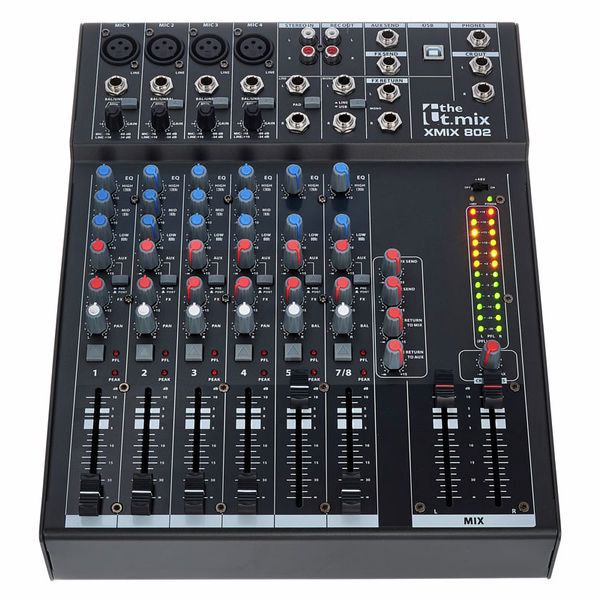 the t.mix xmix 802 USB Case Bundle