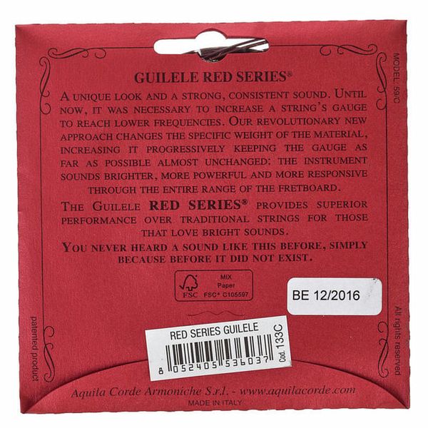 Aquila Guilele/Guitalele Red 133C