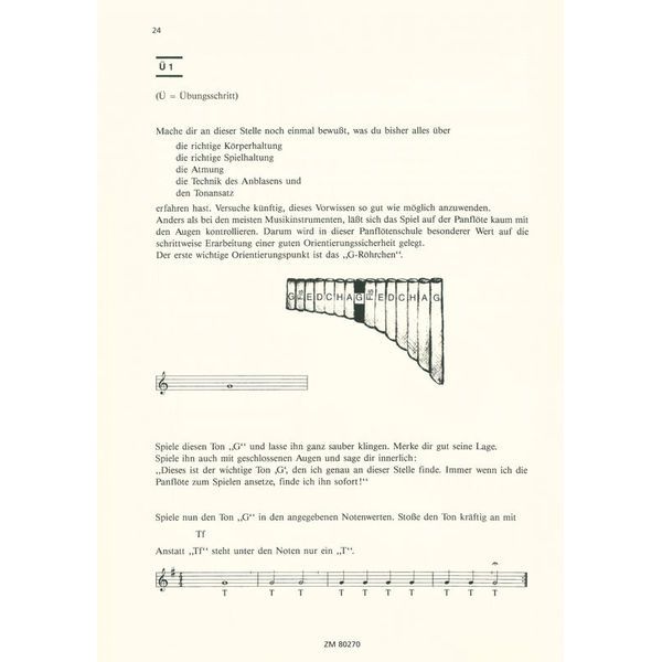 Zimmermann Verlag Schule für Panflöte