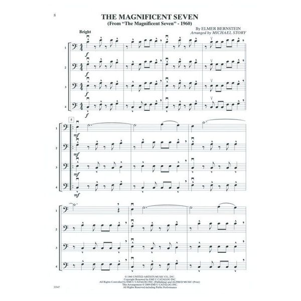 Alfred Music Publishing Movie Quartets for All Cello