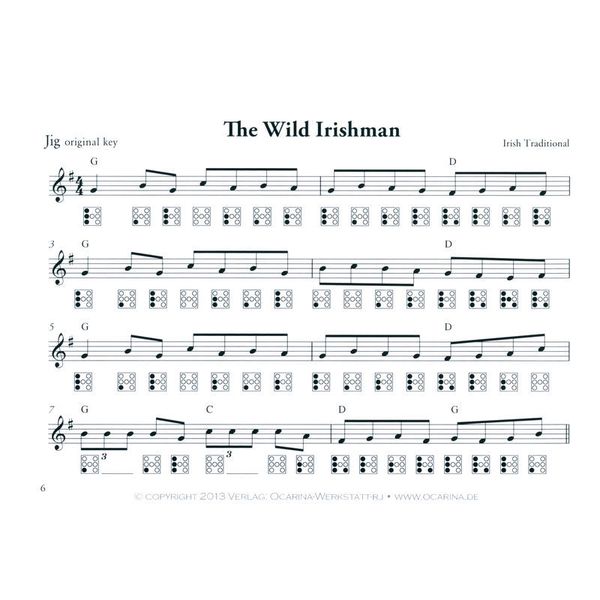 ocarinamusic Irische Lieder für Ocarina