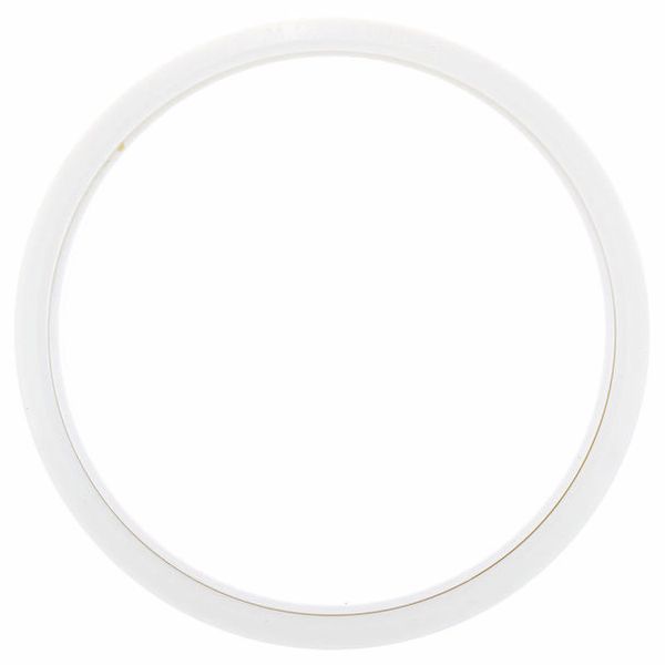 Bass Drum O's 6" White round HW6