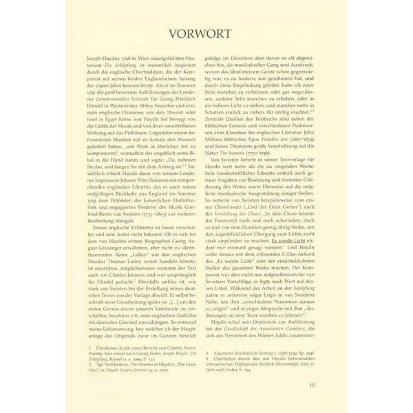 Brenreiter Haydn Die Sch&ouml;pfung
