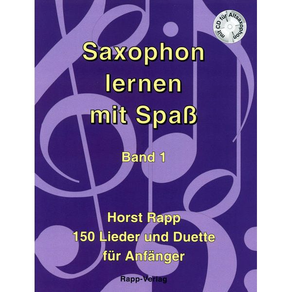 Horst Rapp Verlag Saxophon Lernen mit Spa 1
