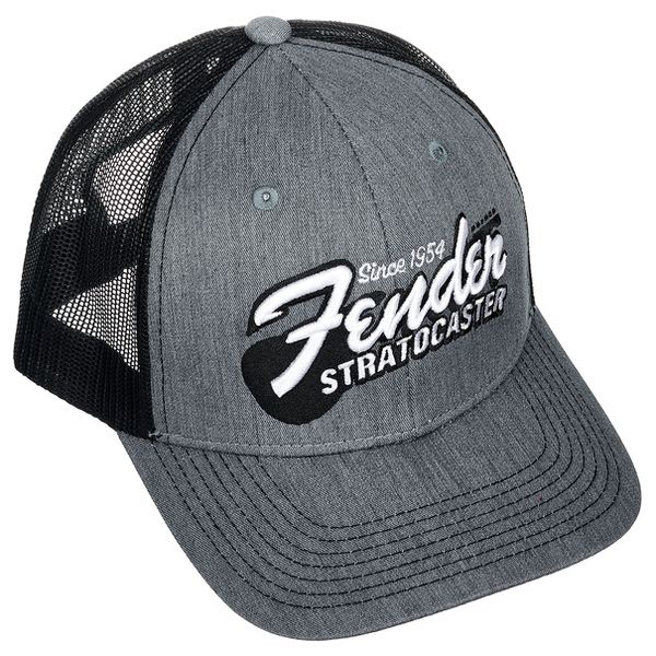 Fender Strat Guitar Hat Heather Grey