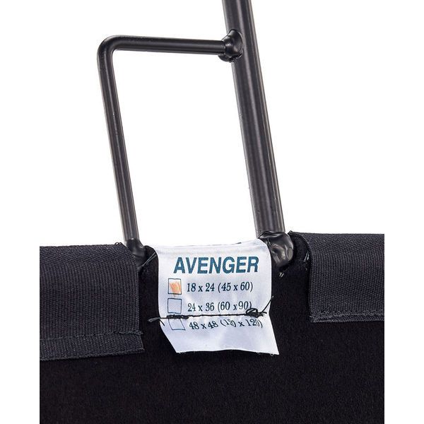 Avenger I650B 18"x24" Solid Black Flag