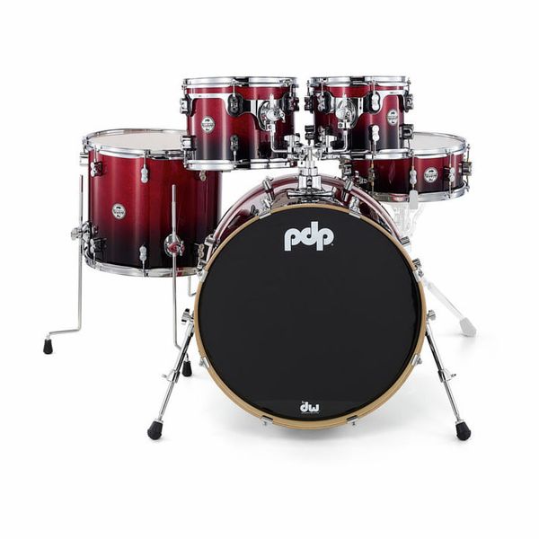 DW PDP CM5 Std. Red/Blk Shell Kit