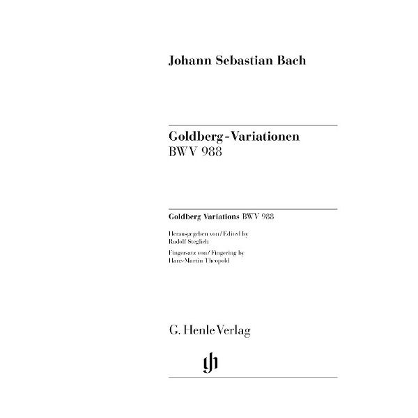 Henle Verlag Bach Goldberg-Variationen