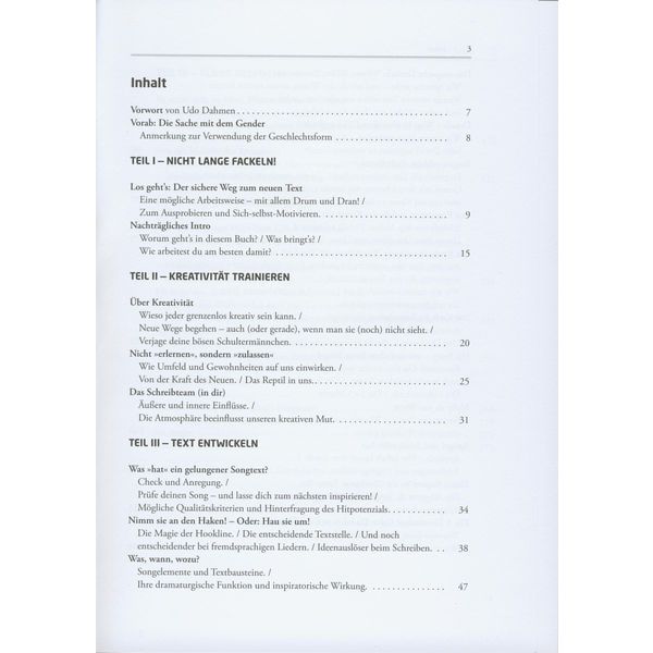 Schott Songtexte Schreiben