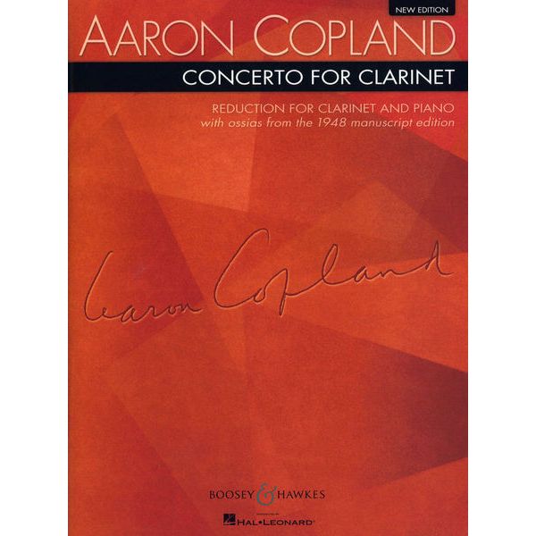 Boosey & Hawkes Copland Concerto Clarinet