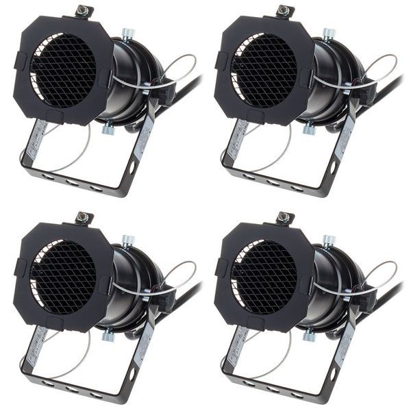 Stairville PAR 16 GU10 black Bundle