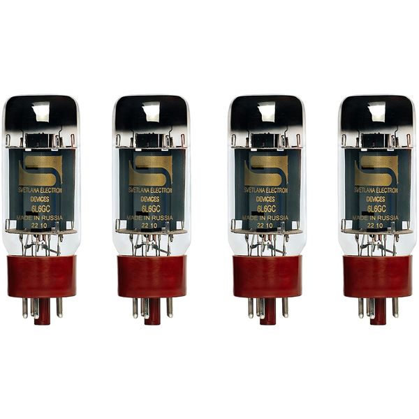 Svetlana 6L6GC Tubes Matched Quartett