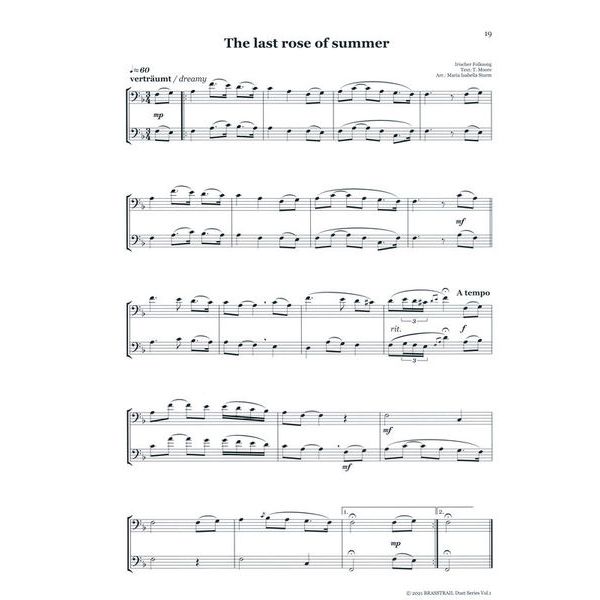 Brasstrail Duet Series 1 Bass Clef