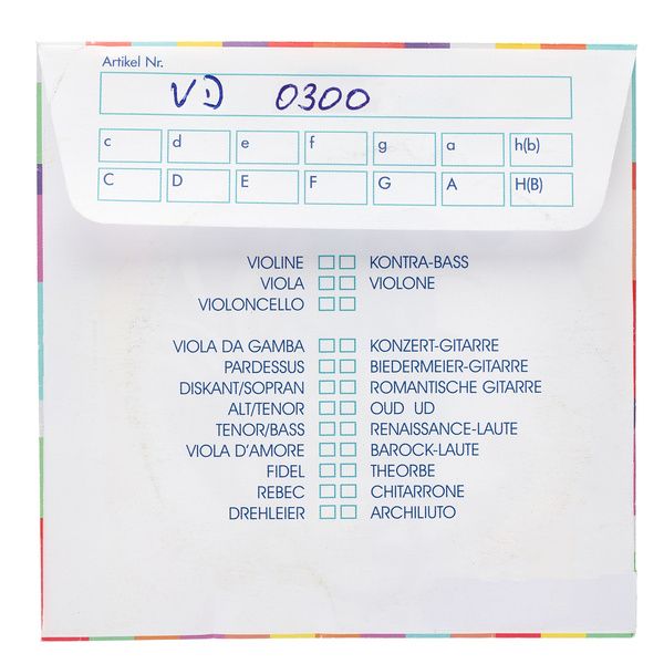 K&uuml;rschner VD 0300 Hurdy Gurdy Bass Str.