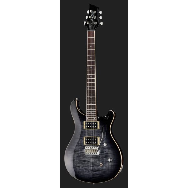 Harley Benton CST-24T Black Flame w/Case