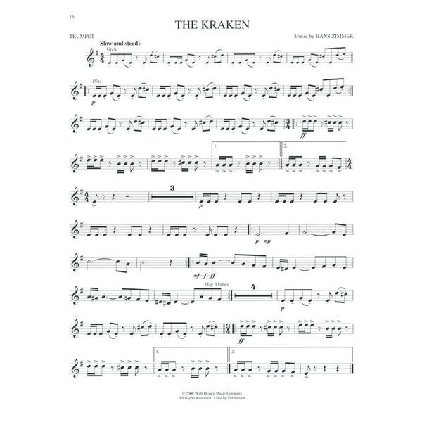 Hal Leonard Pirates Of The Caribbean Trump