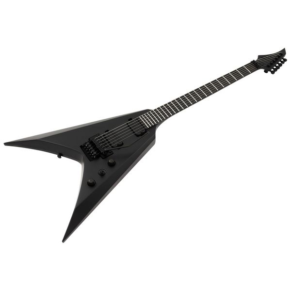 Solar Guitars V1.6FR SVART+ Carbon Black