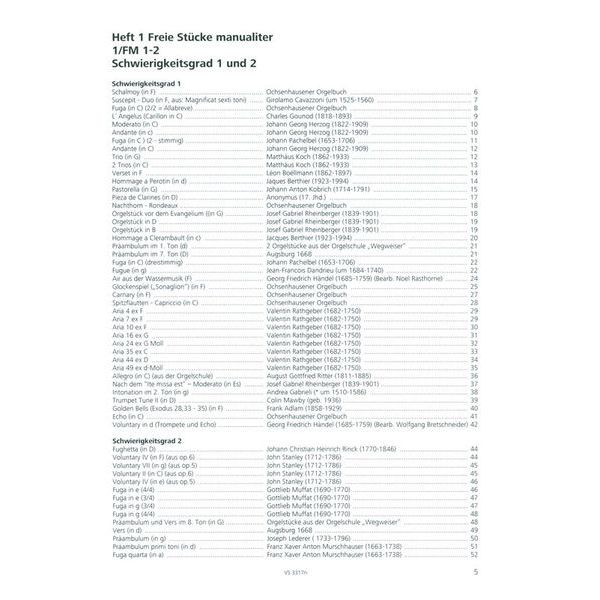 Strube Verlag Orgel spielen mit Hand und Fu