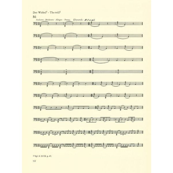 Deutscher Verlag für Musik Schlaginstrumente Pauken