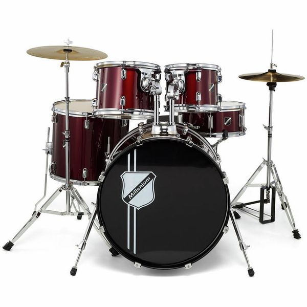 Millenium Focus 22 Drum Set Red
