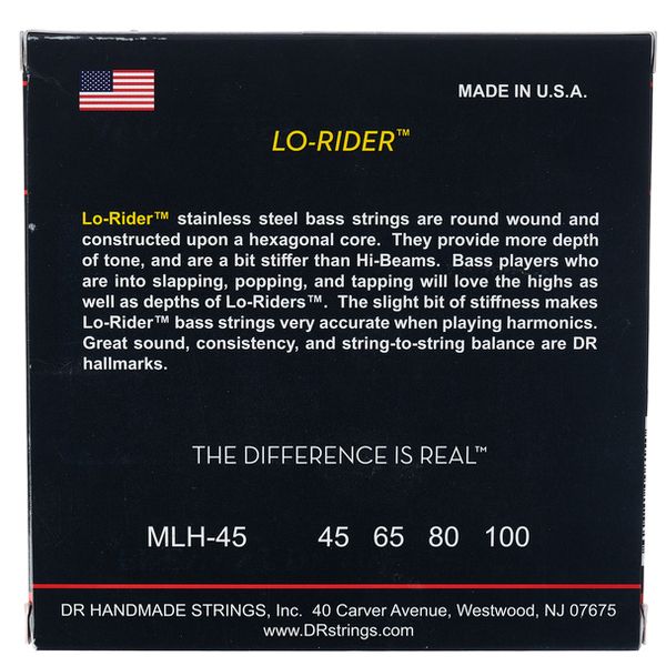 DR Strings Lo-Rider MLH-45