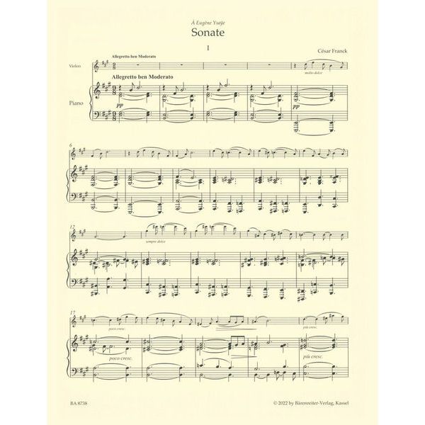 Brenreiter Franck Sonate