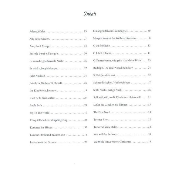 Holzschuh Verlag Fiedel Max Weihnachten Violin