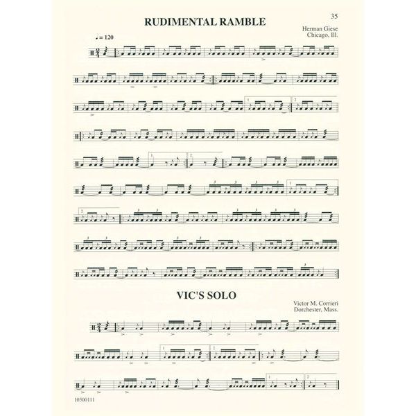 Ludwig Masters Publications America's N.A.R.D. Drum Solos