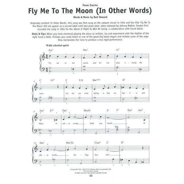 Wise Publications Really Easy Piano 50 Fabulous