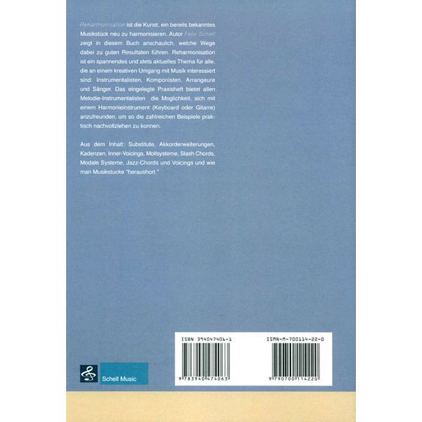 Schell Music Reharmonisation