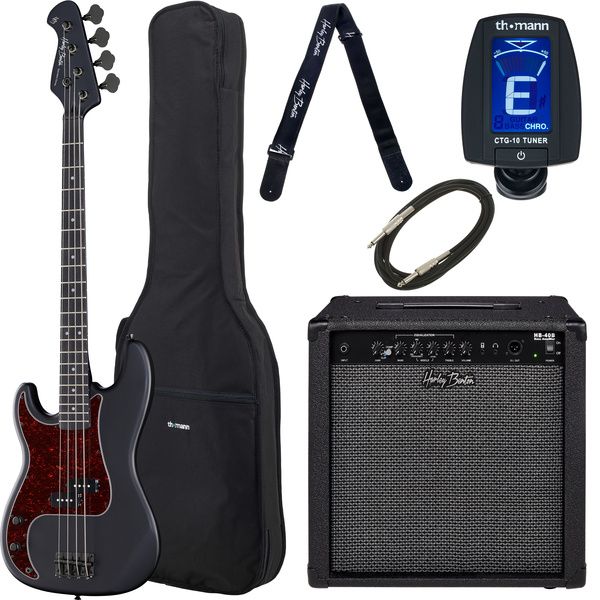 Harley Benton PB-20LH SBK Bundle