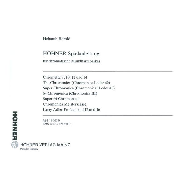 Hohner Spiel Chromatische Harmonikas