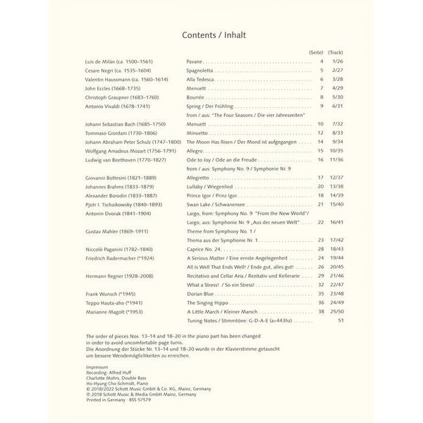 Schott Easy Concert Double Bass 1