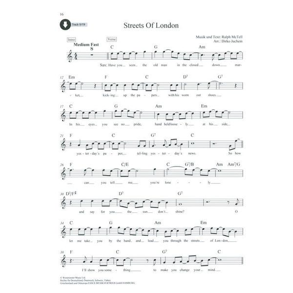 Schott Classic Pop Ballads A-Sax