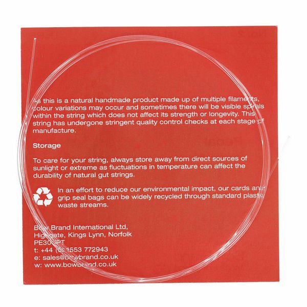 Bow Brand Pedal Nat. Gut 1st D No.2