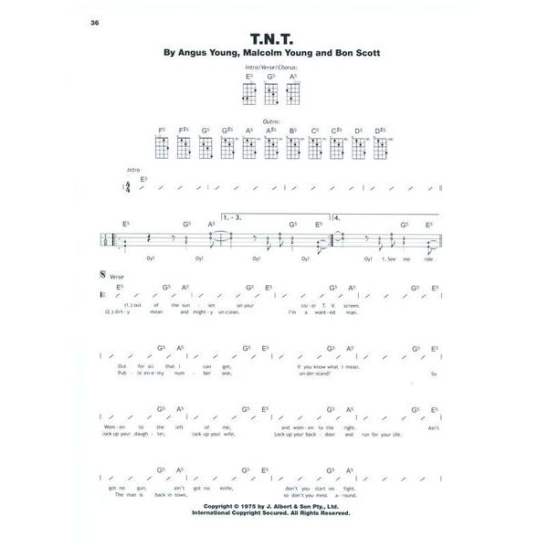 Hal Leonard AC/DC for Ukulele