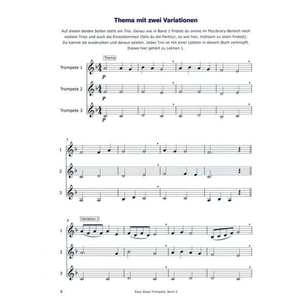 De Haske Easy Steps 2 Trumpet