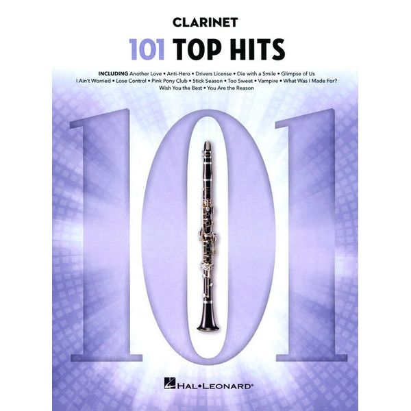 Hal Leonard 101 Top Hits for Clarinet