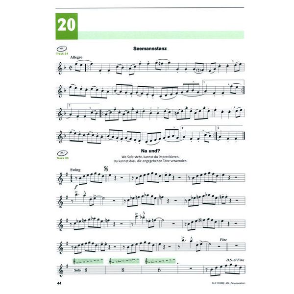 De Haske H&ouml;ren Lesen Schule 3 Tenor Sax