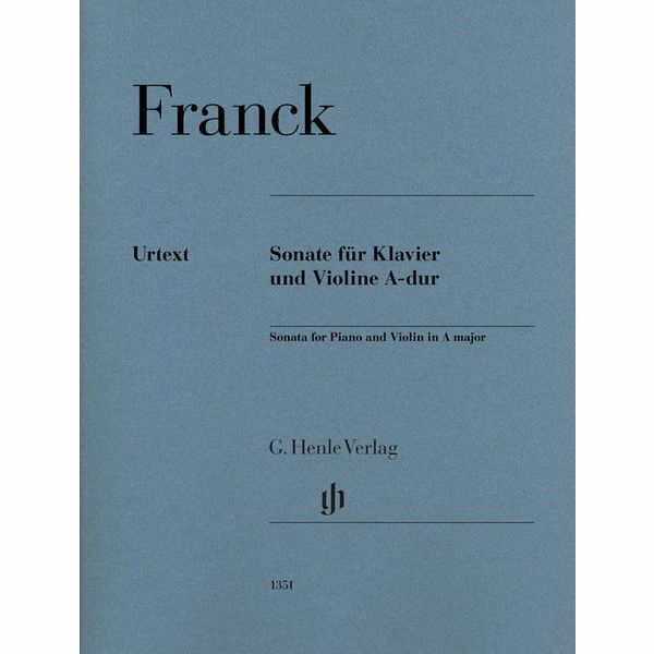 Henle Verlag Franck Violinsonate A-Dur