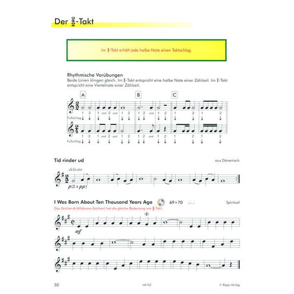 Horst Rapp Verlag Trompete Lernen mit Spa 2