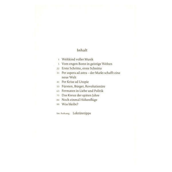 Reclam Verlag 100 Seiten Beethoven