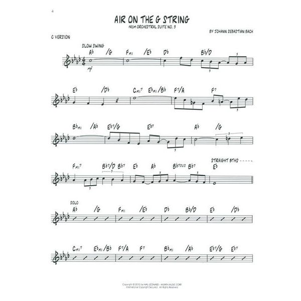 Hal Leonard Jazz Play-Along J. S. Bach