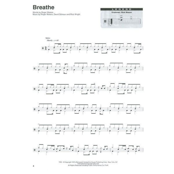 Hal Leonard Drum Play-Along Pink Floyd