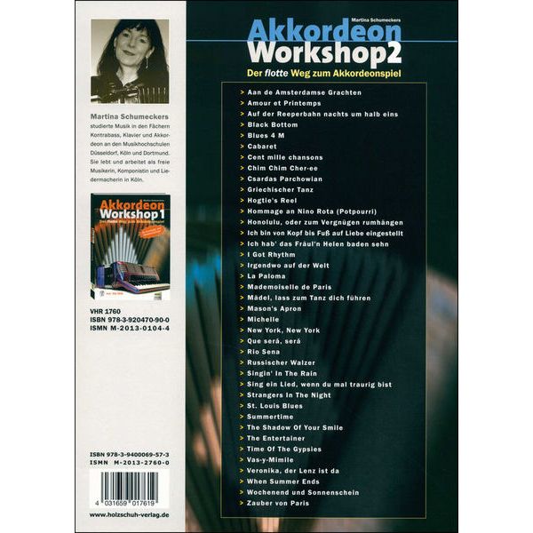 Holzschuh Verlag Akkordeon Workshop 2