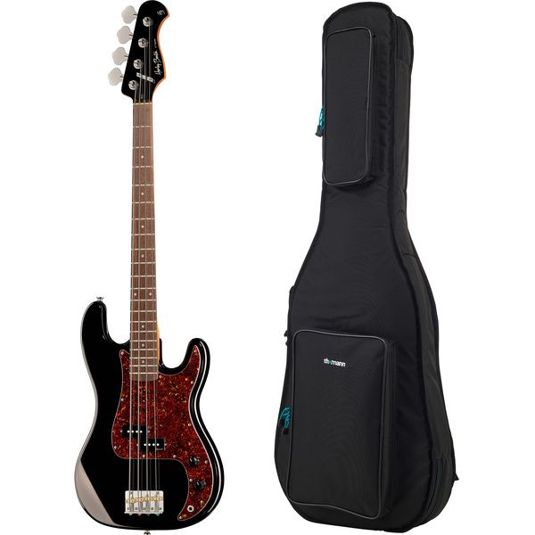 Harley Benton PB-62CC Black w/Bag