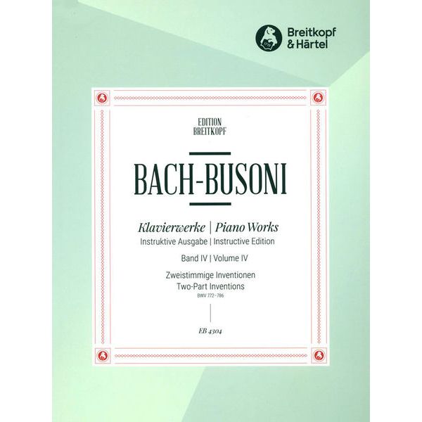 Breitkopf & Hrtel Bach/Busoni Inventionen