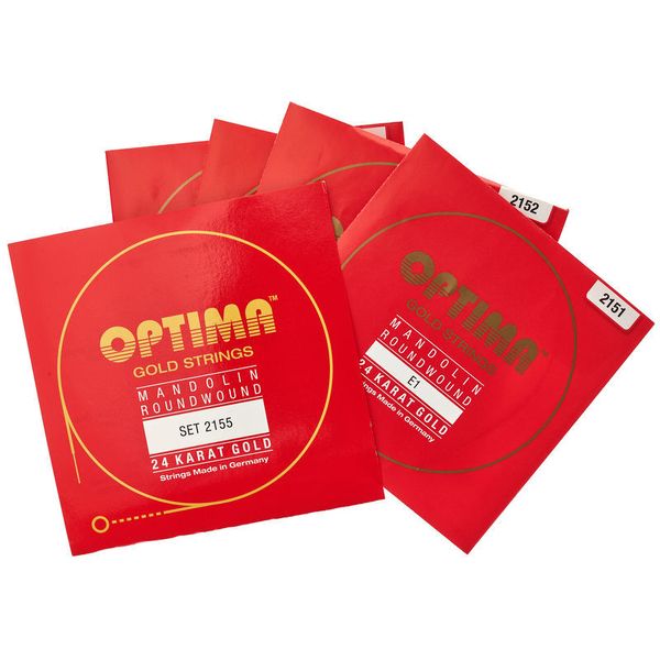 Optima 2155 24K Mandolin Gold Strings