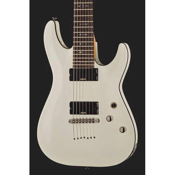 Schecter Demon 7 Vintage White